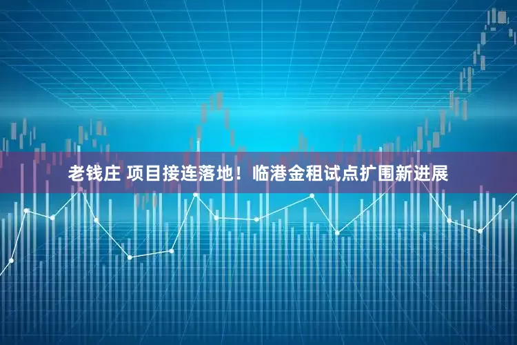 老钱庄 项目接连落地！临港金租试点扩围新进展